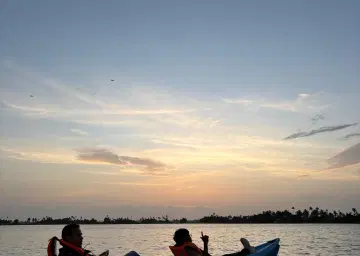 Sun Set Kayaking at Kumbalangi back water