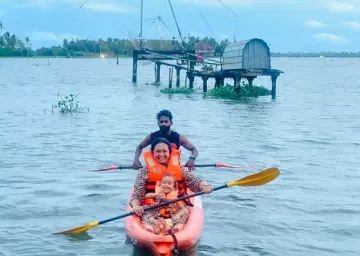Kumbalangi Kochi Kayaking with Child 