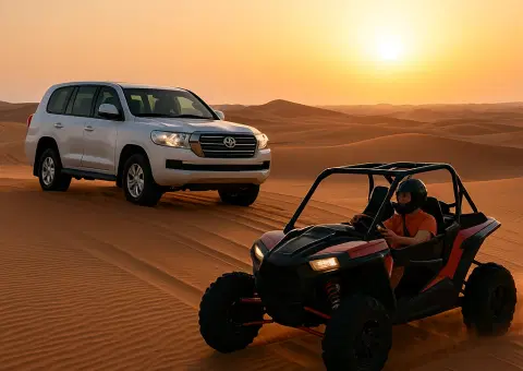 Dubai Morning Desert Safari with Buggy Ride – Best Adventure Experience 2026 - Premium vacation packages from Oberon Tours