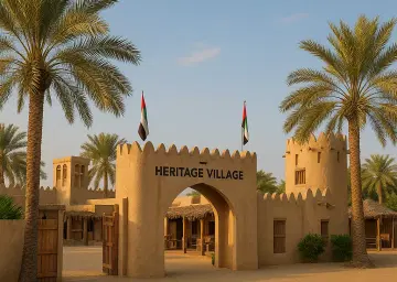 Abu Dhabi Heritage Village Image please with Oberon Tours