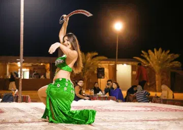 Belly Dance at Dubai Desert Camp camp with Oberon Tours