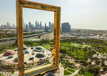 Dubai Frame with Oberon Tours