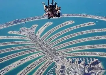 Palm view Skydive Dubai