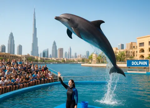 Dubai Dolphin & Seal Show with Private Transfers | Top Family-Friendly Experience Dubai Dolphin & Seal Show with Private Transfers | Top Family-Friendly Experience - Premium vacation packages from Oberon Tours