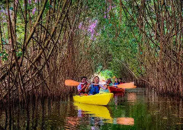 Kayaking at Varkala