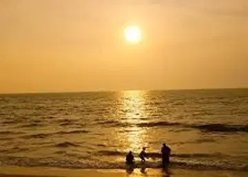 Cherai Beach Sun Set View