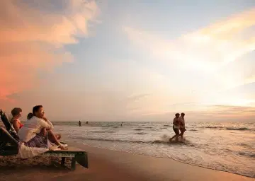 Cherai Beach Sun St View