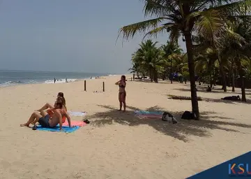 Sun Bath at Marari Beach