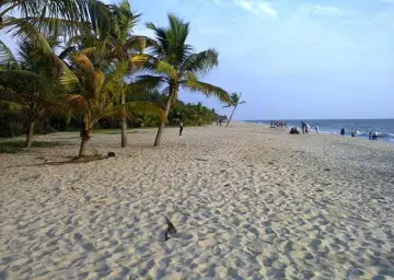 Marari open beach in Kerala 